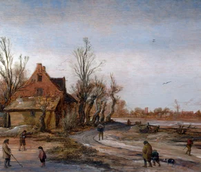 冬の風景、1623